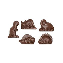 Belga polikarbonát bonbon forma - csokoládé dinoszauruszok